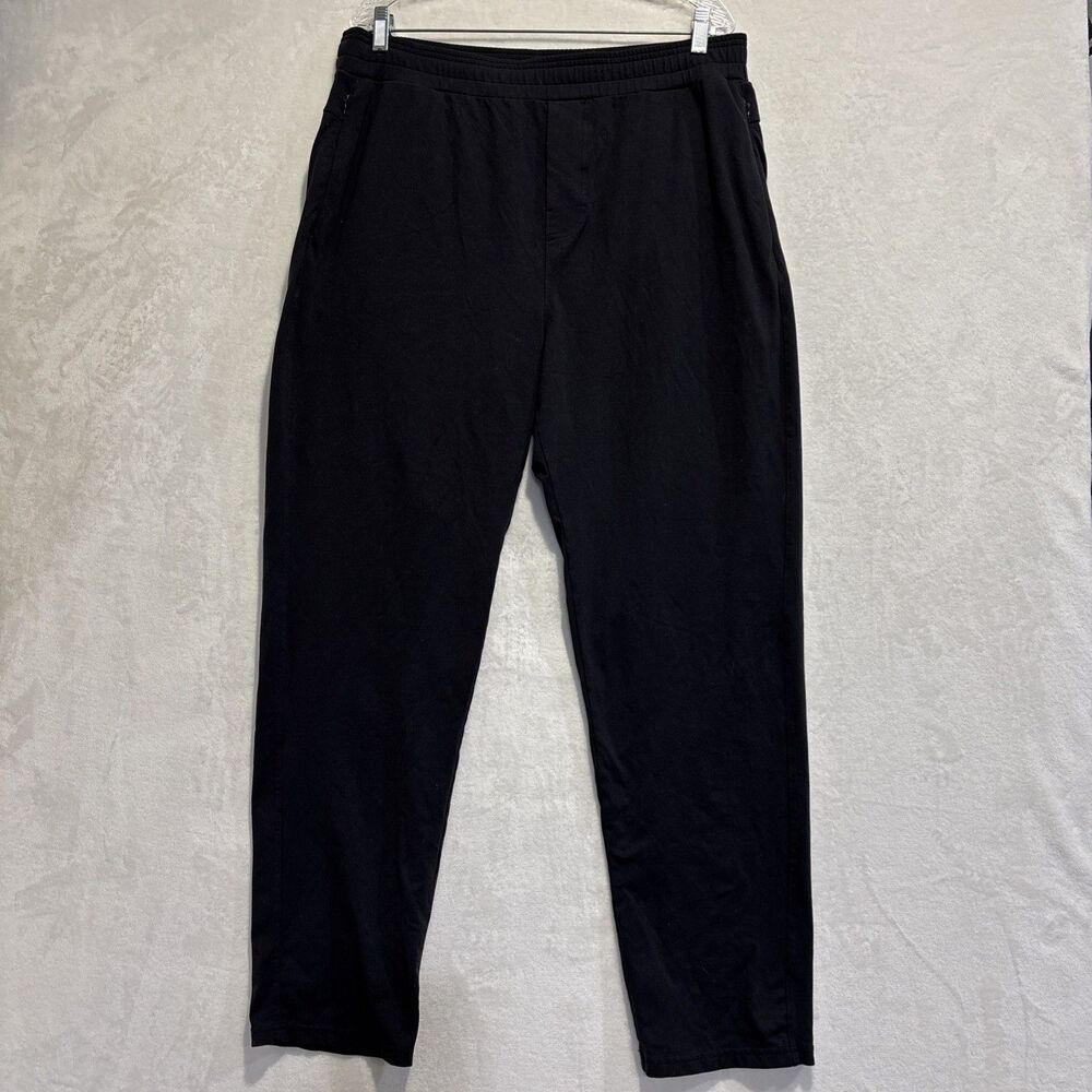 Public Rec Daymaker Pants Men's 38x32 Black Elastic Waist Drawstring Activewear